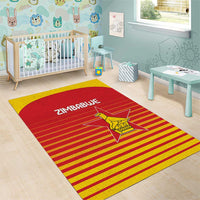Zimbabwe Cricket Area Rug Go Chevrons Go - Wonder Print Shop