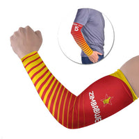 Custom Zimbabwe Cricket Arm Sleeves Go Chevrons Go - Wonder Print Shop