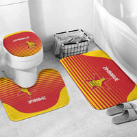 Zimbabwe Cricket Bathroom Set Go Chevrons Go - Wonder Print Shop