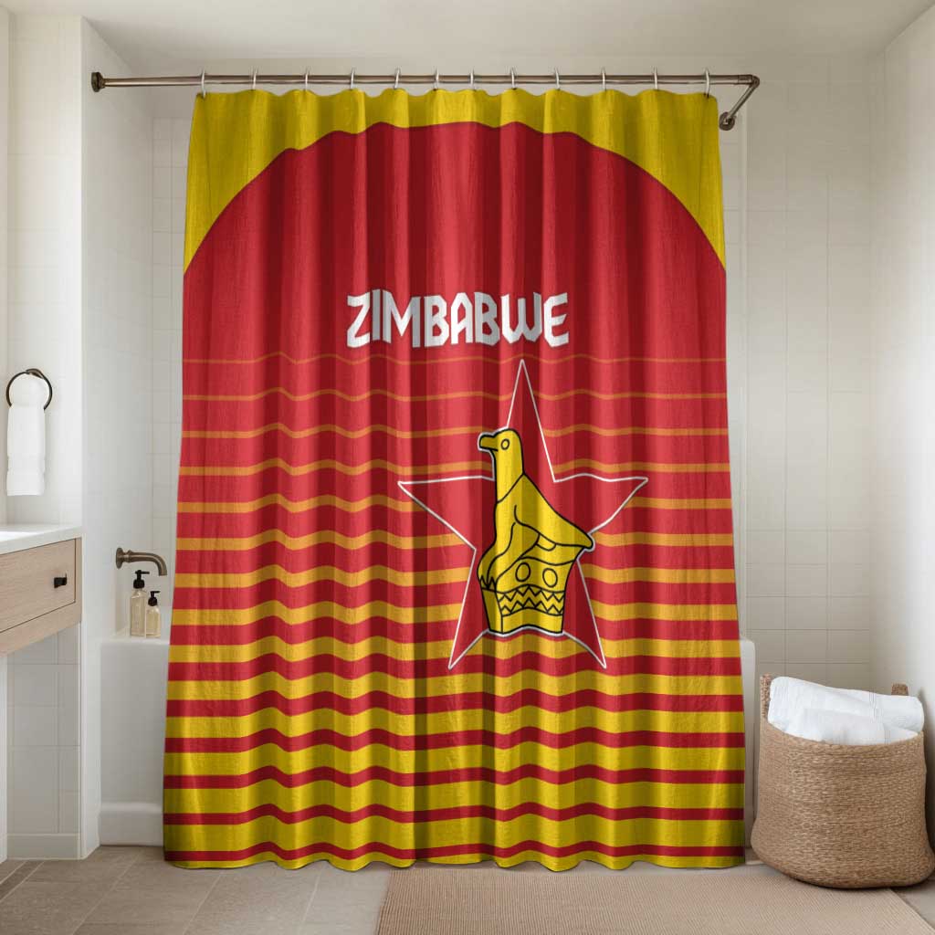 Zimbabwe Cricket Bathroom Set Go Chevrons Go - Wonder Print Shop