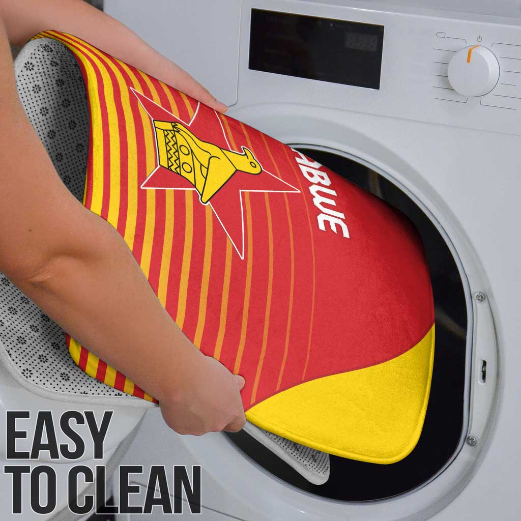 Zimbabwe Cricket Bathroom Set Go Chevrons Go - Wonder Print Shop