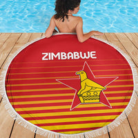 Zimbabwe Cricket Beach Blanket Go Chevrons Go - Wonder Print Shop