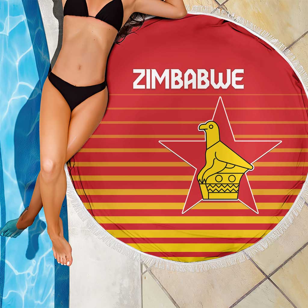 Zimbabwe Cricket Beach Blanket Go Chevrons Go - Wonder Print Shop
