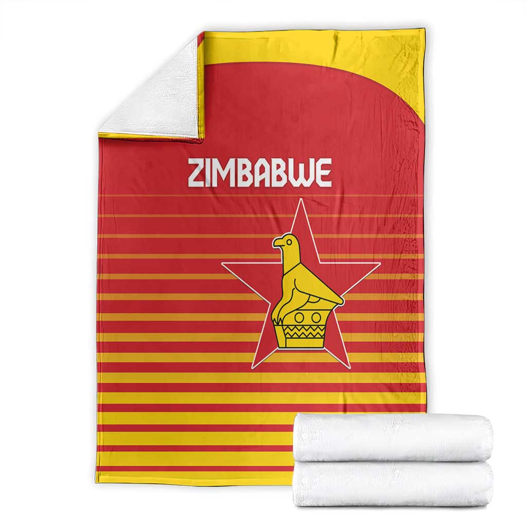 Zimbabwe Cricket Blanket Go Chevrons Go - Wonder Print Shop