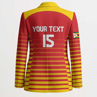 Custom Zimbabwe Cricket Blazer Go Chevrons Go - Wonder Print Shop