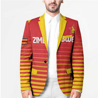 Custom Zimbabwe Cricket Blazer Go Chevrons Go - Wonder Print Shop