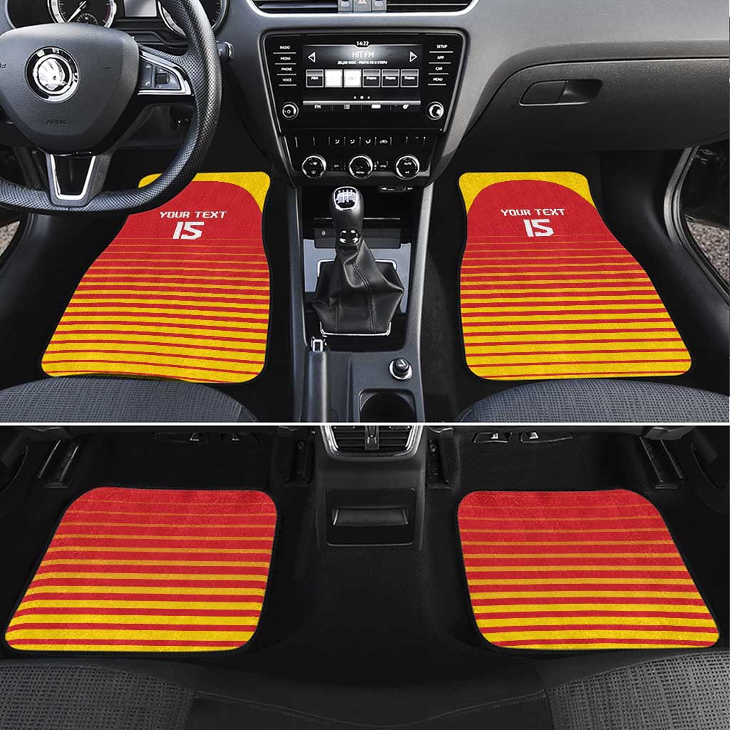 Zimbabwe Cricket Car Mats Go Chevrons Go - Wonder Print Shop