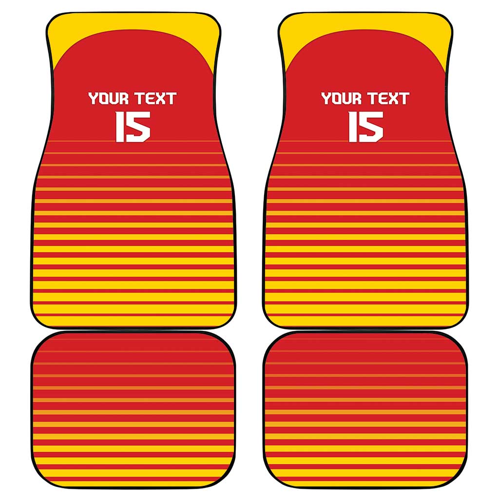 Zimbabwe Cricket Car Mats Go Chevrons Go - Wonder Print Shop