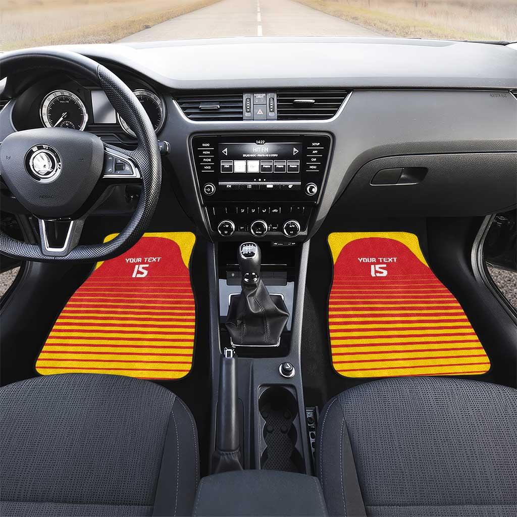 Zimbabwe Cricket Car Mats Go Chevrons Go - Wonder Print Shop