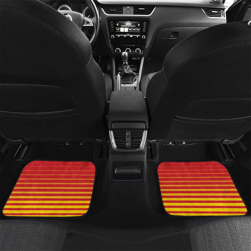 Zimbabwe Cricket Car Mats Go Chevrons Go - Wonder Print Shop