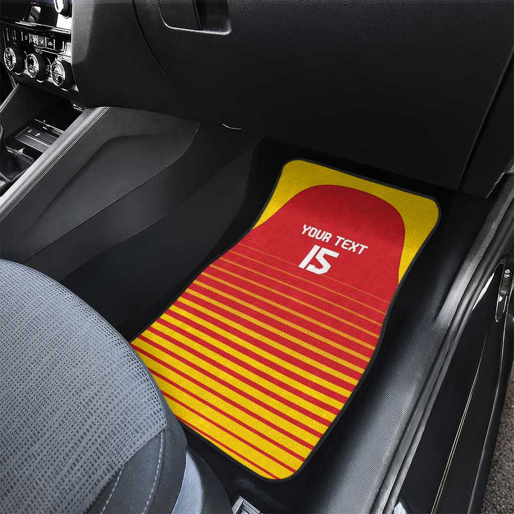 Zimbabwe Cricket Car Mats Go Chevrons Go - Wonder Print Shop