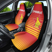Zimbabwe Cricket Car Seat Cover Go Chevrons Go - Wonder Print Shop