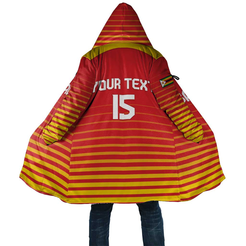 Custom Zimbabwe Cricket Cloak Go Chevrons Go - Wonder Print Shop