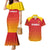 Custom Zimbabwe Cricket Couples Matching Mermaid Dress and Hawaiian Shirt Go Chevrons Go - Wonder Print Shop