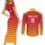 Custom Zimbabwe Cricket Couples Matching Short Sleeve Bodycon Dress and Long Sleeve Button Shirt Go Chevrons Go - Wonder Print Shop