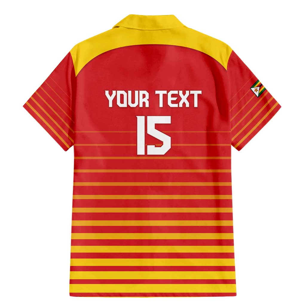 Custom Zimbabwe Cricket Family Matching Mermaid Dress and Hawaiian Shirt Go Chevrons Go - Wonder Print Shop