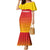 Custom Zimbabwe Cricket Family Matching Mermaid Dress and Hawaiian Shirt Go Chevrons Go - Wonder Print Shop