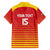 Custom Zimbabwe Cricket Family Matching Off The Shoulder Long Sleeve Dress and Hawaiian Shirt Go Chevrons Go - Wonder Print Shop