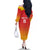 Custom Zimbabwe Cricket Family Matching Off The Shoulder Long Sleeve Dress and Hawaiian Shirt Go Chevrons Go - Wonder Print Shop