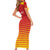 Custom Zimbabwe Cricket Family Matching Short Sleeve Bodycon Dress and Hawaiian Shirt Go Chevrons Go - Wonder Print Shop