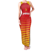 Custom Zimbabwe Cricket Family Matching Tank Maxi Dress and Hawaiian Shirt Go Chevrons Go - Wonder Print Shop