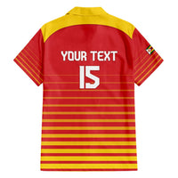 Custom Zimbabwe Cricket Hawaiian Shirt Go Chevrons Go - Wonder Print Shop