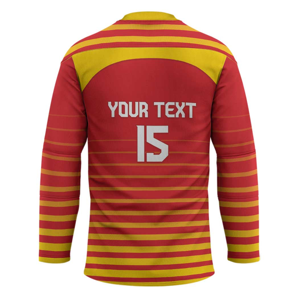 Custom Zimbabwe Cricket Hockey Jersey Go Chevrons Go - Wonder Print Shop