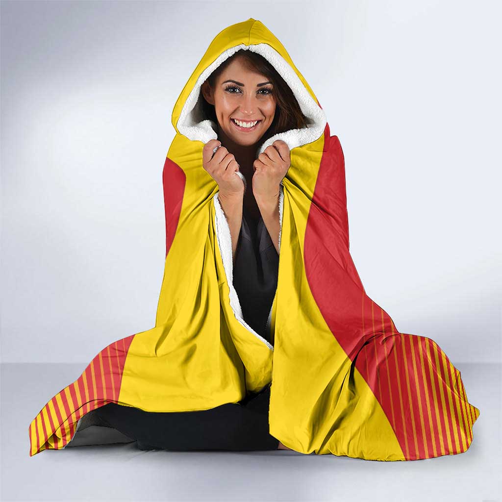 Zimbabwe Cricket Hooded Blanket Go Chevrons Go - Wonder Print Shop