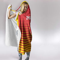 Zimbabwe Cricket Hooded Blanket Go Chevrons Go - Wonder Print Shop