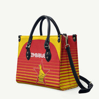 Zimbabwe Cricket Leather Bag Go Chevrons Go - Wonder Print Shop