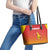 Zimbabwe Cricket Leather Tote Bag Go Chevrons Go - Wonder Print Shop