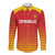 Custom Zimbabwe Cricket Long Sleeve Button Shirt Go Chevrons Go - Wonder Print Shop