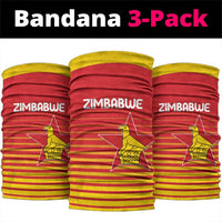Zimbabwe Cricket Neck Gaiter Go Chevrons Go - Wonder Print Shop