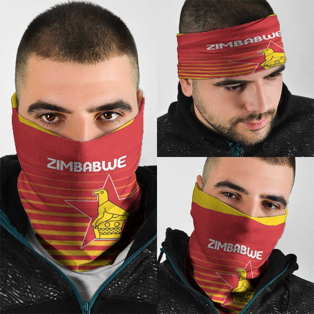 Zimbabwe Cricket Neck Gaiter Go Chevrons Go - Wonder Print Shop