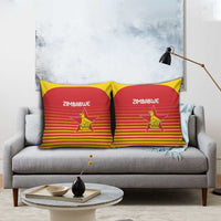 Zimbabwe Cricket Pillow Cover Go Chevrons Go - Wonder Print Shop