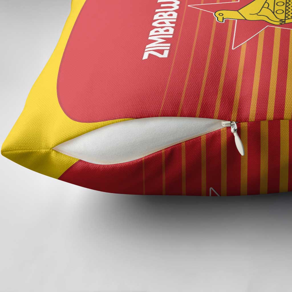 Zimbabwe Cricket Pillow Cover Go Chevrons Go - Wonder Print Shop