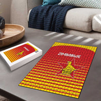 Zimbabwe Cricket Puzzle Go Chevrons Go - Wonder Print Shop