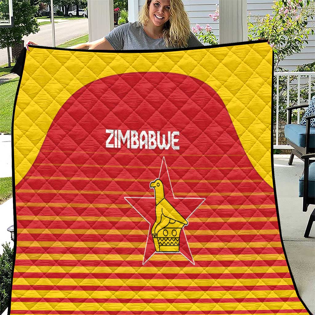 Zimbabwe Cricket Quilt Go Chevrons Go - Wonder Print Shop