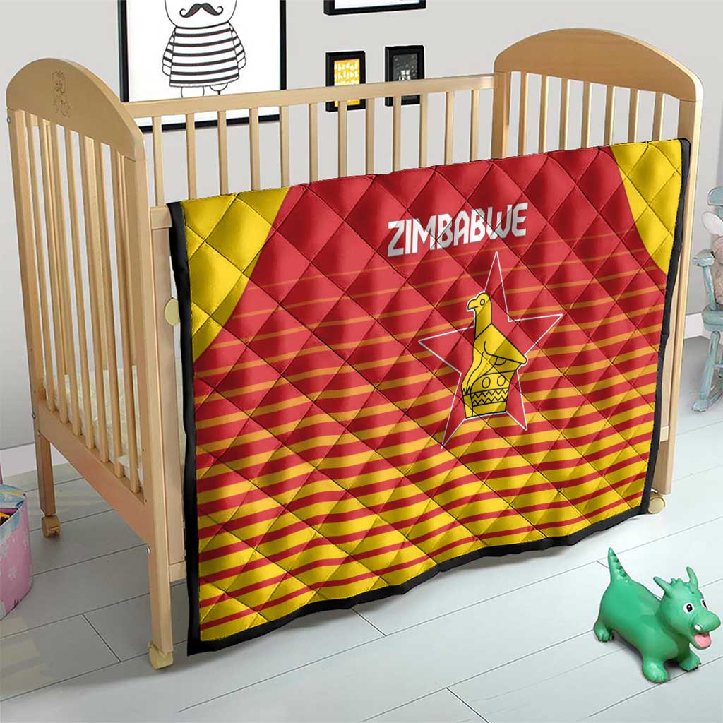 Zimbabwe Cricket Quilt Go Chevrons Go - Wonder Print Shop