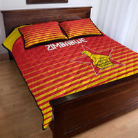 Zimbabwe Cricket Quilt Bed Set Go Chevrons Go - Wonder Print Shop