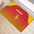Zimbabwe Cricket Rubber Doormat Go Chevrons Go - Wonder Print Shop