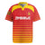 Custom Zimbabwe Cricket Rugby Jersey Go Chevrons Go - Wonder Print Shop