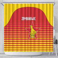 Zimbabwe Cricket Shower Curtain Go Chevrons Go - Wonder Print Shop