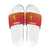 Zimbabwe Cricket Slide Sandals Go Chevrons Go - Wonder Print Shop