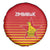 Zimbabwe Cricket Spare Tire Cover Go Chevrons Go - Wonder Print Shop