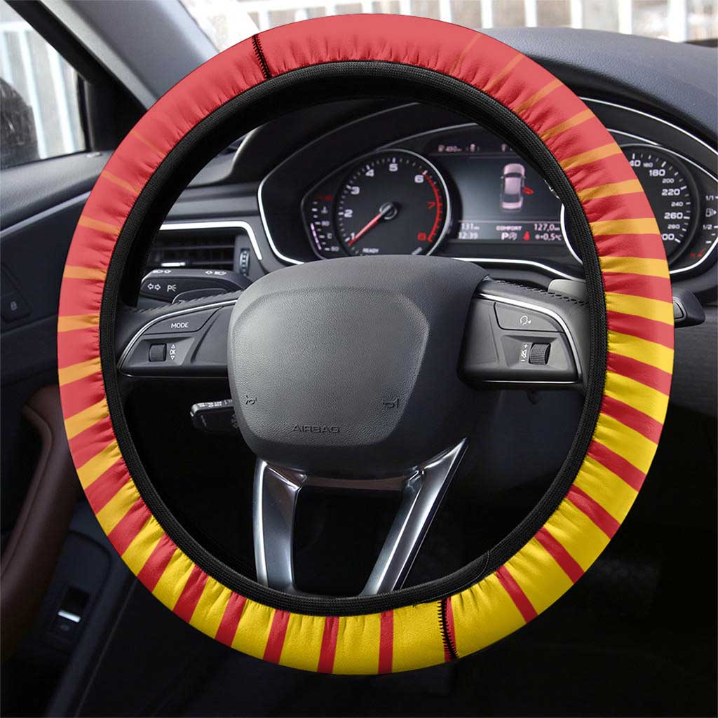 Zimbabwe Cricket Steering Wheel Cover Go Chevrons Go - Wonder Print Shop
