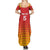 Custom Zimbabwe Cricket Summer Maxi Dress Go Chevrons Go - Wonder Print Shop