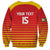 Custom Zimbabwe Cricket Sweatshirt Go Chevrons Go - Wonder Print Shop