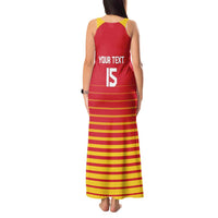 Custom Zimbabwe Cricket Tank Maxi Dress Go Chevrons Go - Wonder Print Shop