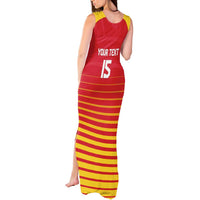 Custom Zimbabwe Cricket Tank Maxi Dress Go Chevrons Go - Wonder Print Shop